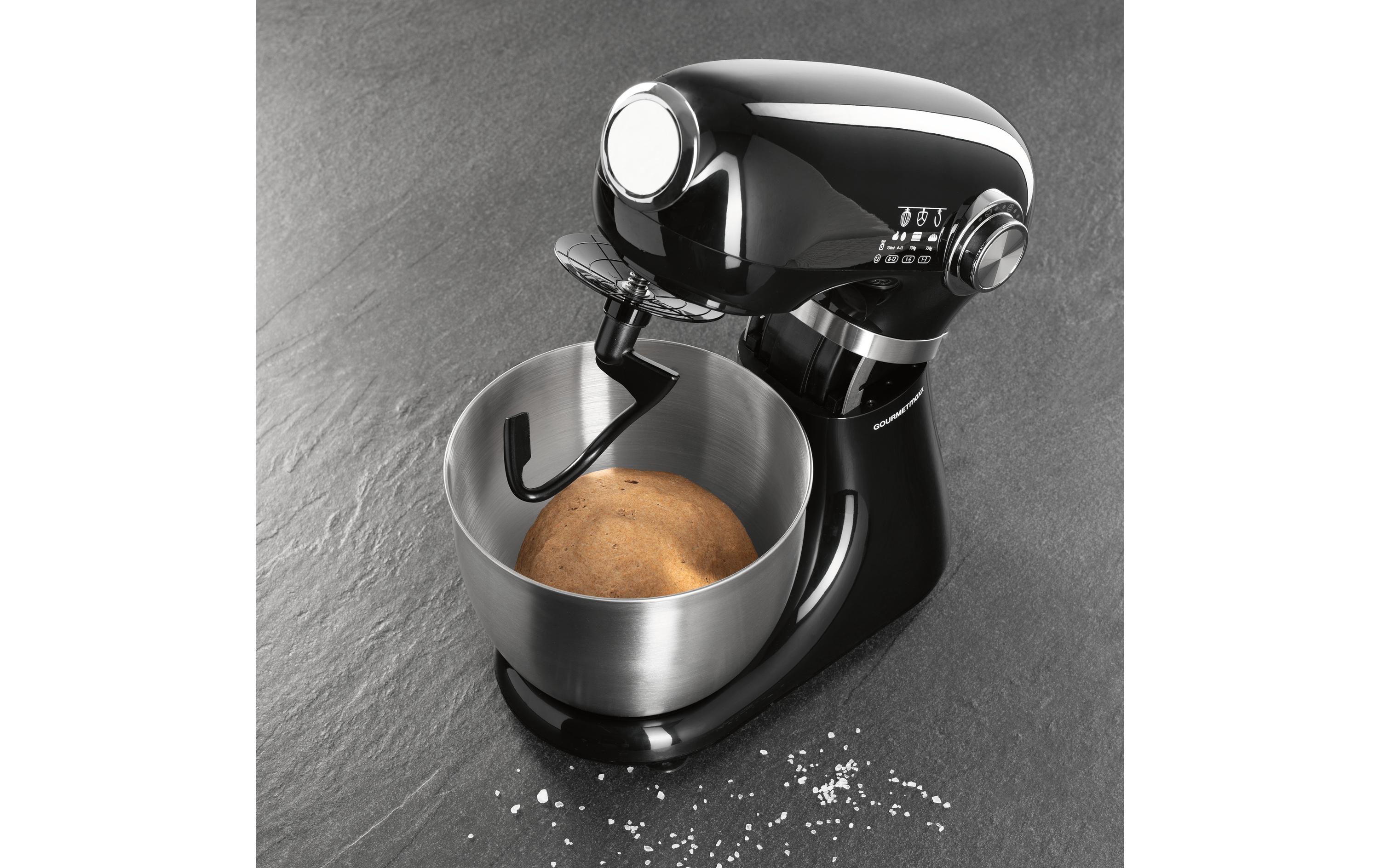 GOURMETmaxx Küchenmaschine Schwarz