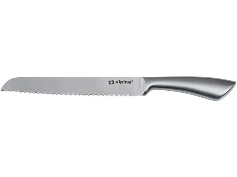 alpina Brotmesser 33.5 cm, Silber alpina Brotmesser 33.5 cm, Silber