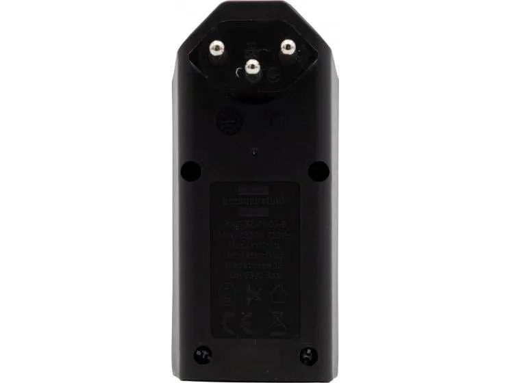 Brennenstuhl Abzweigstecker 3 x T13, 300° drehbar, Schwarz Brennenstuhl Abzweigstecker 3 x T13, 300° drehbar, Schwarz