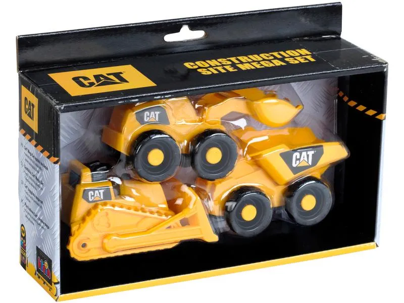 Klein-Toys Caterpillar Baustellen-Mega-Set