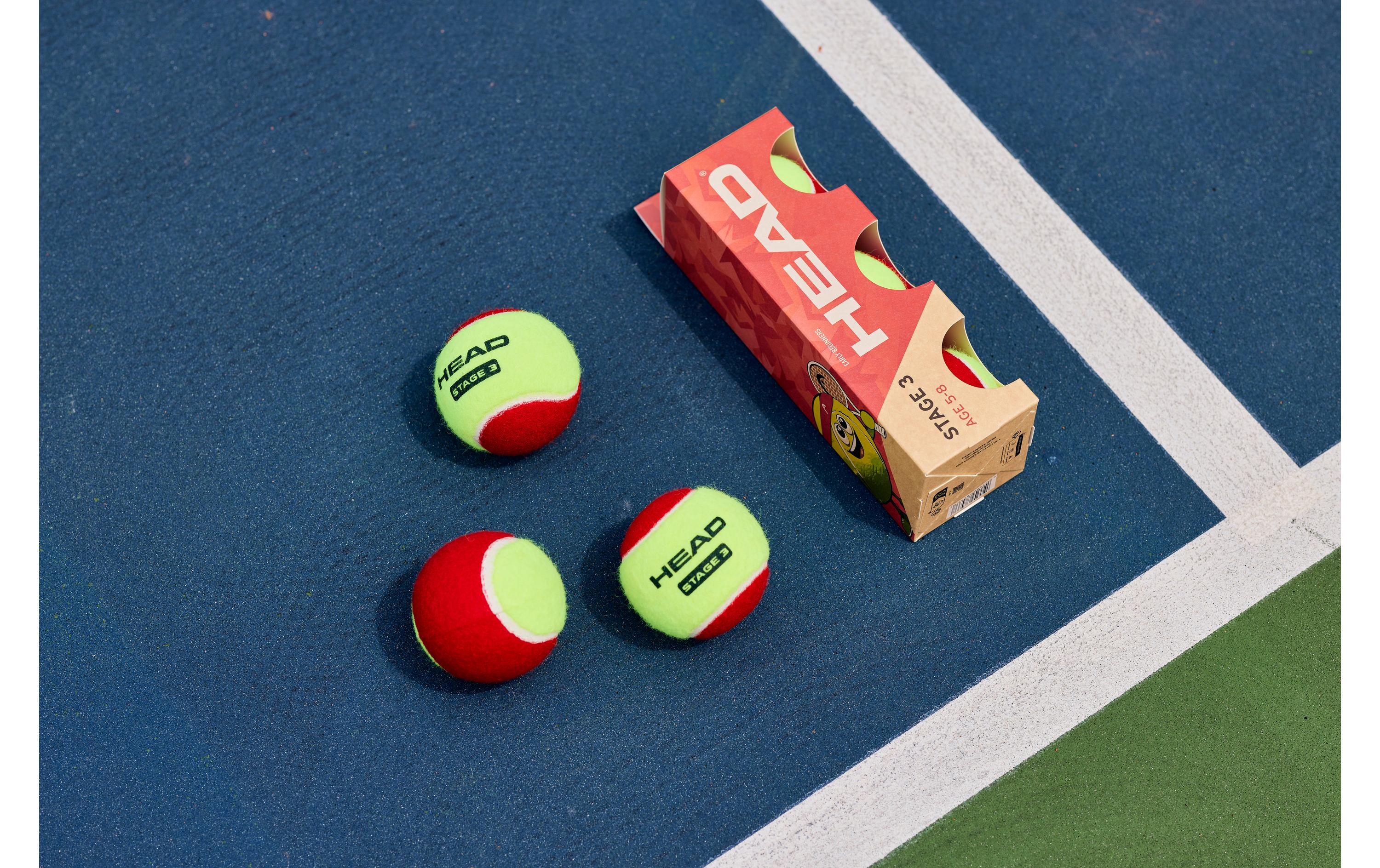 HEAD Tennisbälle Stage 3 3er-Pack