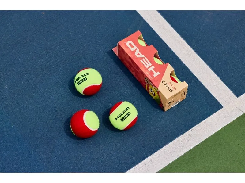 HEAD Tennisbälle Stage 3 3er-Pack HEAD Tennisbälle Stage 3 3er-Pack