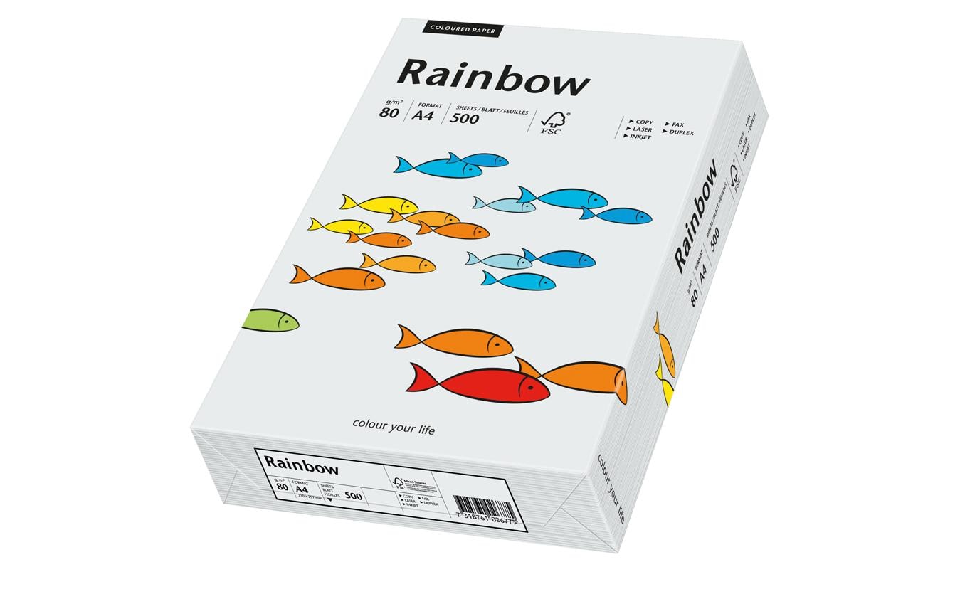 Rainbow Kopierpapier Rainbow 80 g/m² A4, Hellgrau