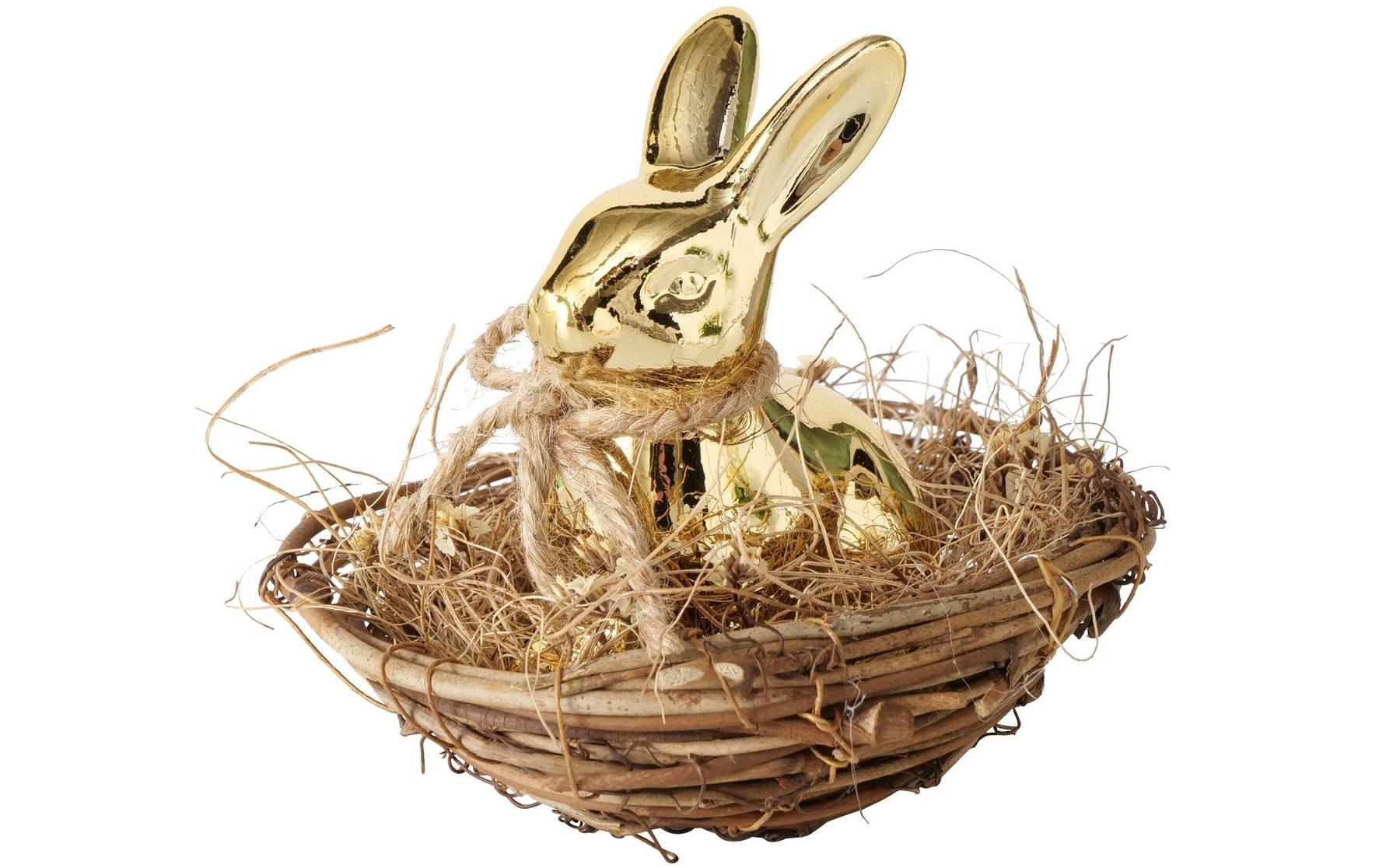Boltze Aufsteller Hase Goldina, Gold Boltze Aufsteller Hase Goldina, Gold