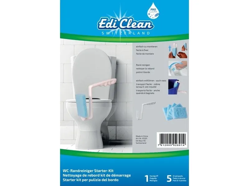 Edi Clean WC-Randreiniger Kunststoff Blau Weiss