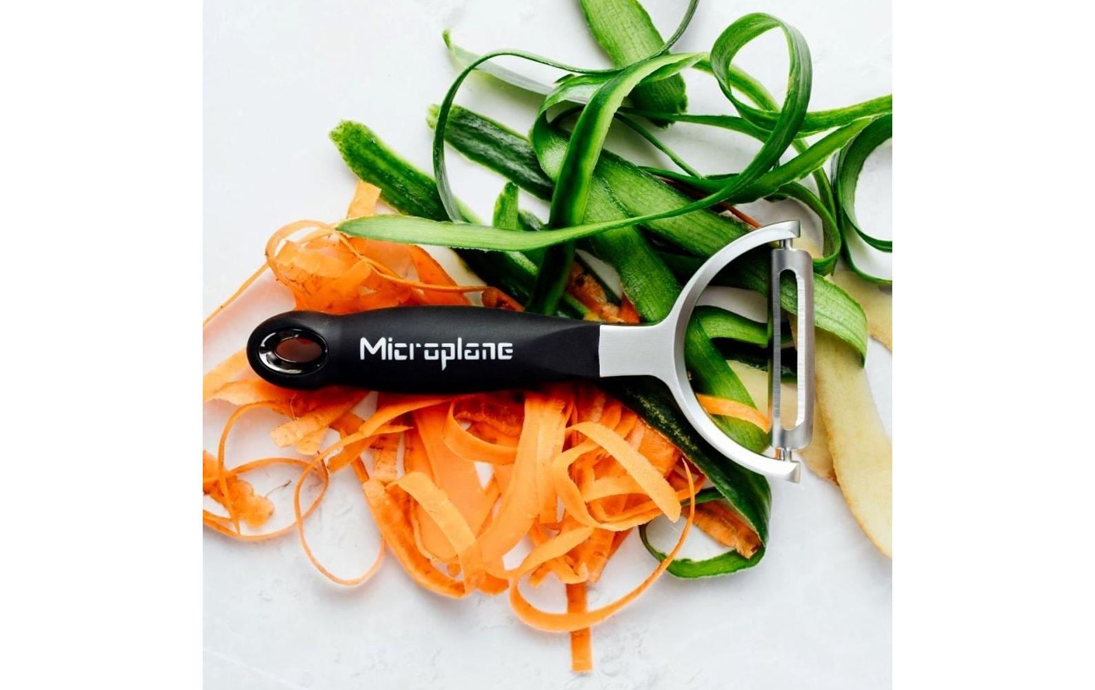 Microplane Tomaten-/Paprika-/Kiwischäler Gourmet Profi Y Doppelklinge Microplane Tomaten-/Paprika-/Kiwischäler Gourmet Profi Y Doppelklinge