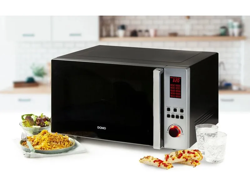 Domo Mikrowelle mit Grill DO24201C Schwarz Domo Mikrowelle mit Grill DO24201C Schwarz