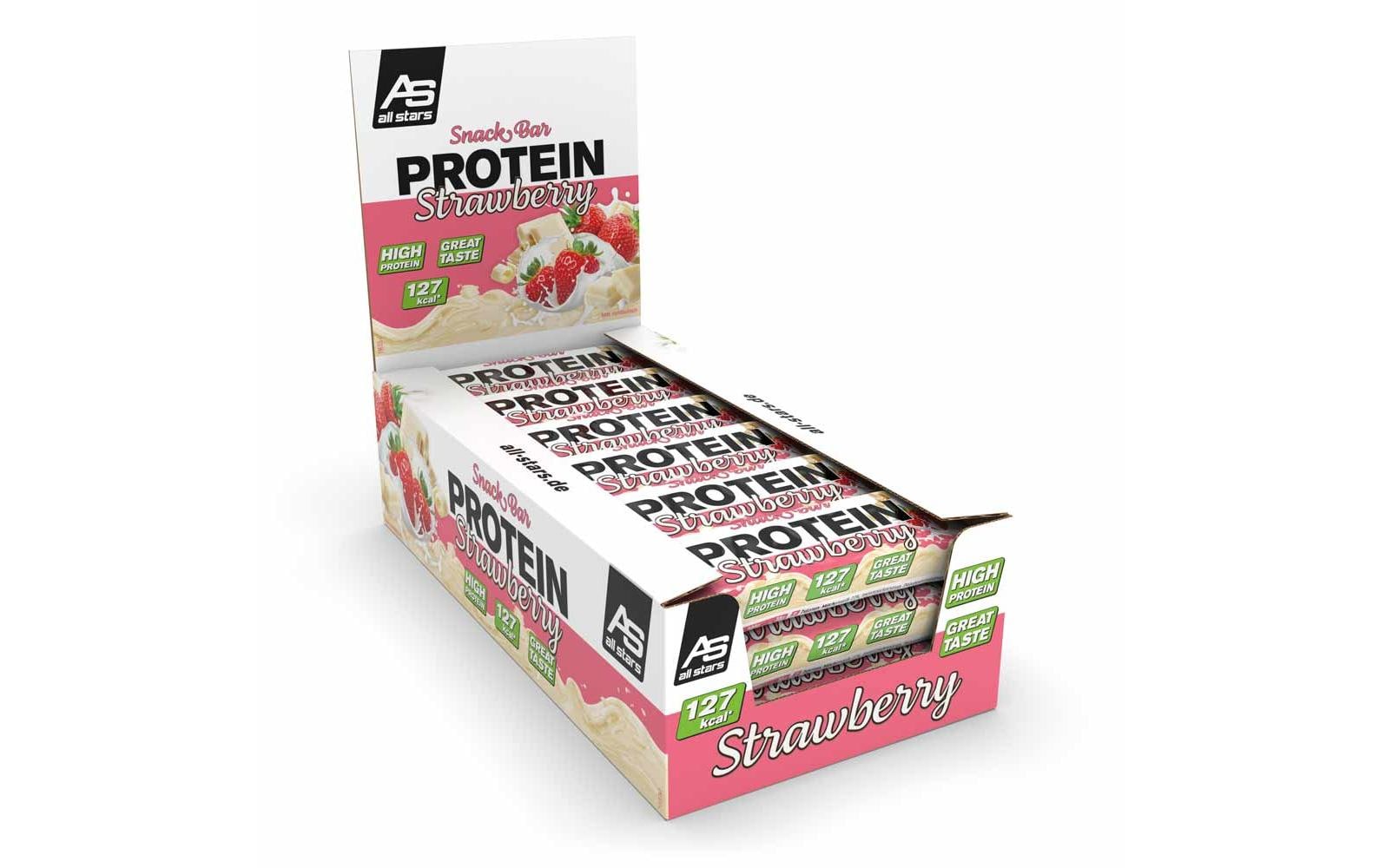 All Stars Riegel Protein Snack Erdbeere 35 g