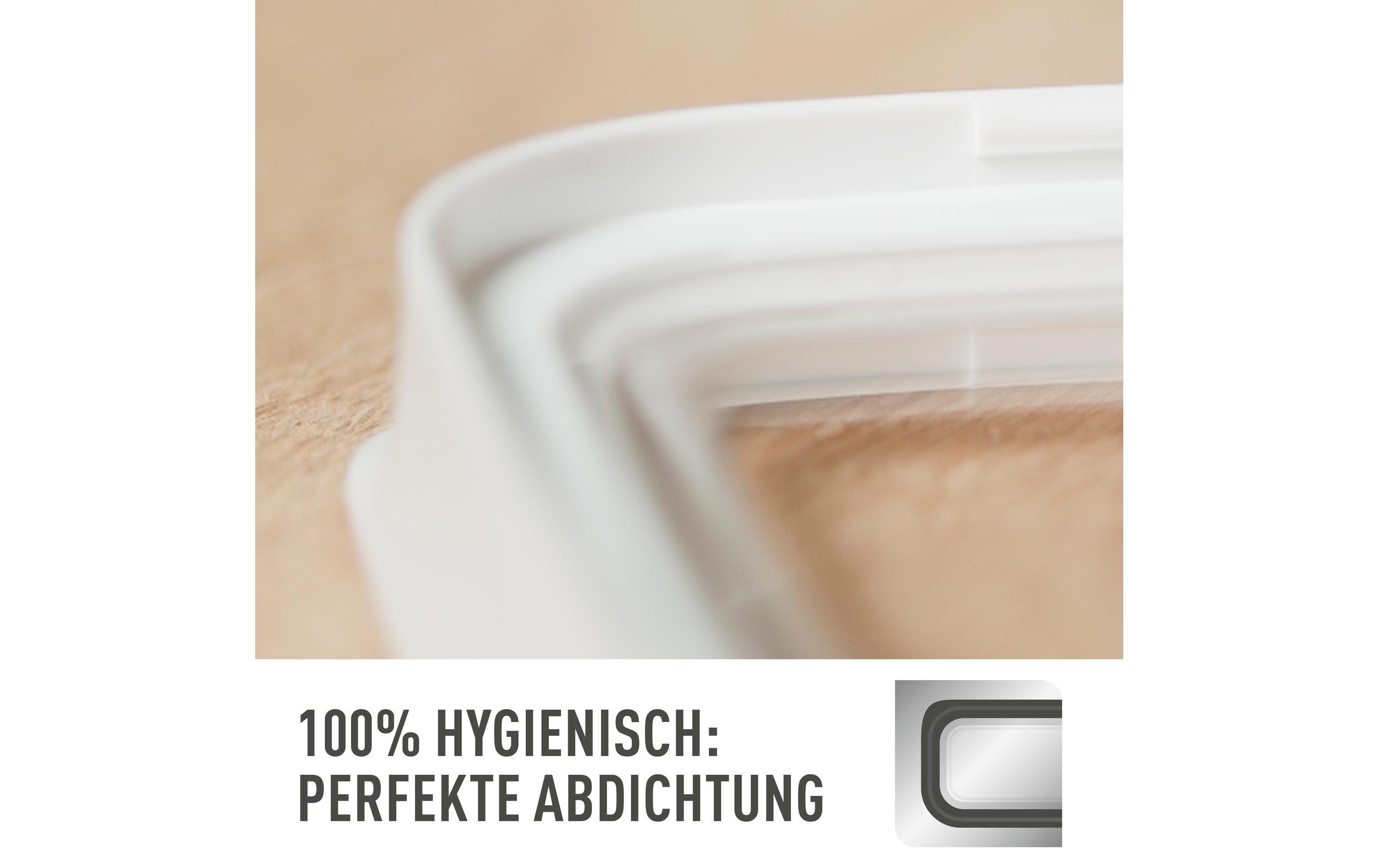 Emsa Vorratsdose Optima 5 Stück, 6.25 l, Transparent