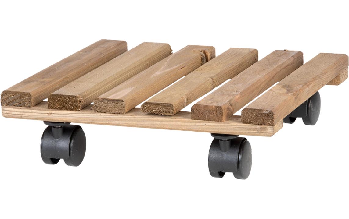 Esschert Design Rolleruntersetzer Quadratisch L Braun Esschert Design Rolleruntersetzer Quadratisch L Braun