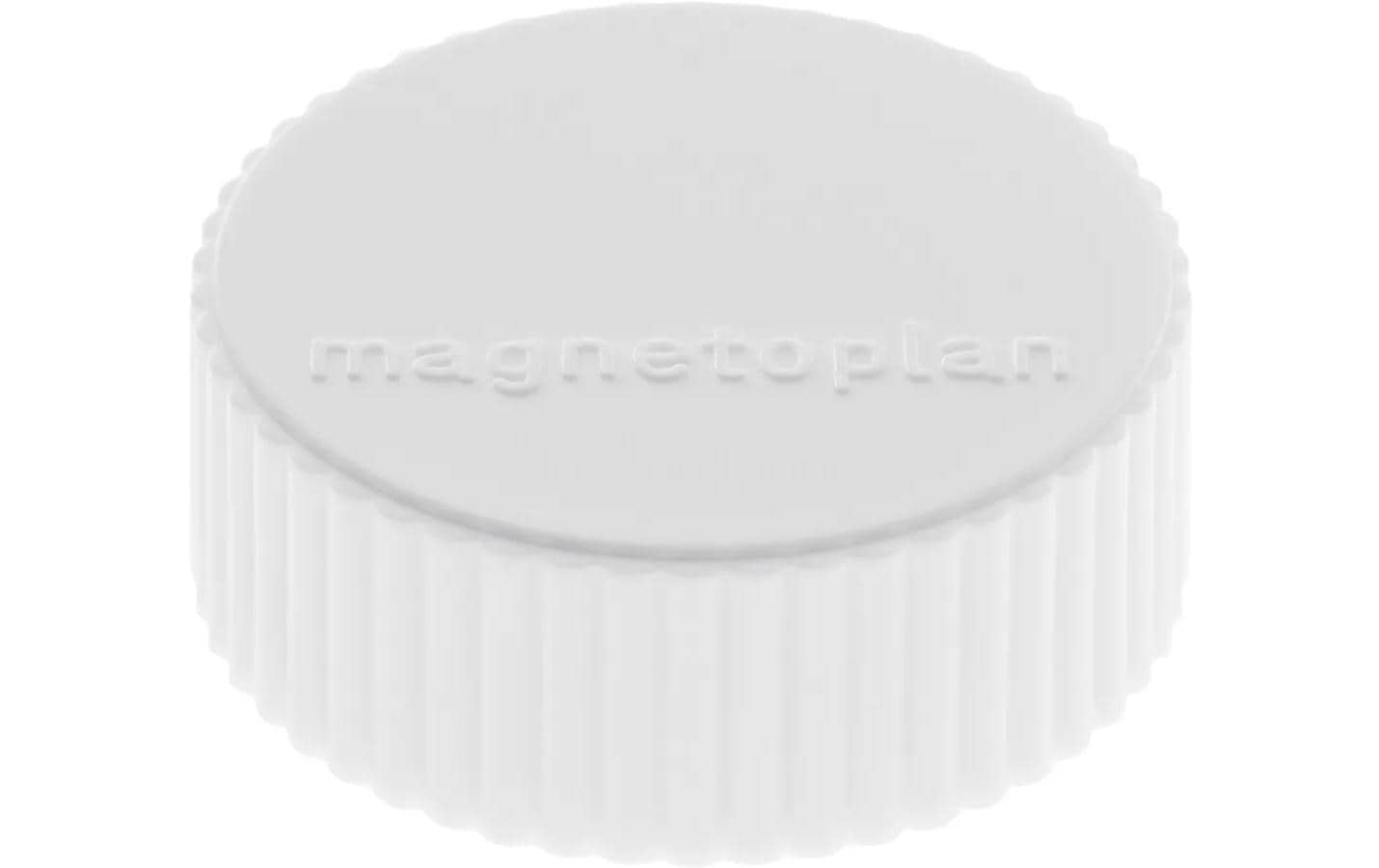 Magnetoplan Haftmagnet Discofix Magnum Ø 3.4 cm Weiss, 10 Stück