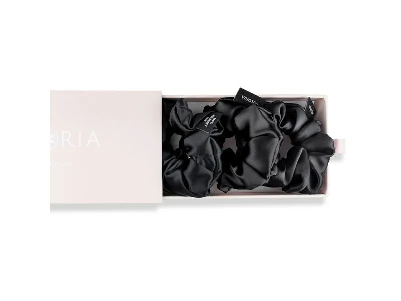 Ailoria DOUX Set 3 Scrunchies M aus Seide