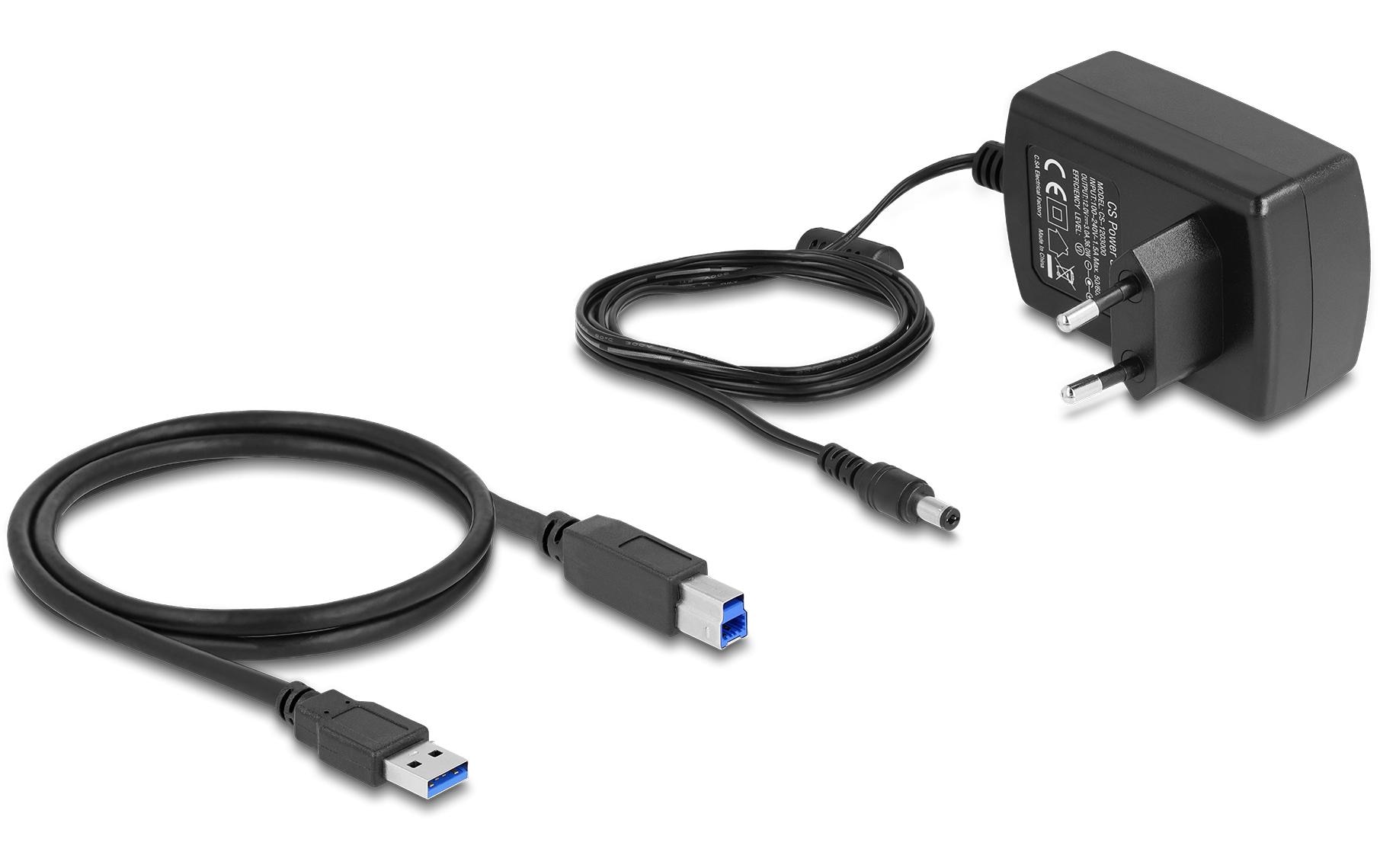 Delock Docking- und Klonstation USB-C – 2 x SATA HDD/SSD