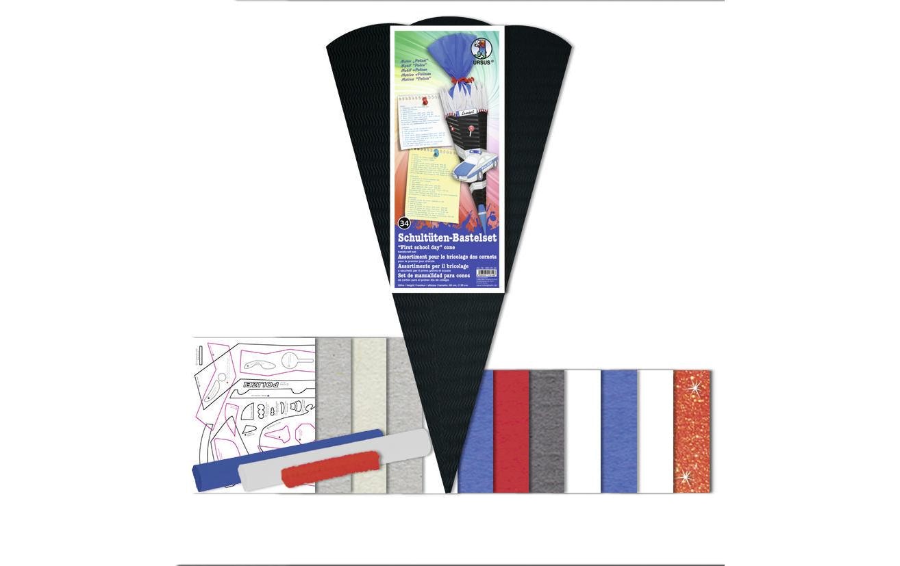 URSUS Schultüte Bastelset 68 x 20 cm Polizei URSUS Schultüte Bastelset 68 x 20 cm Polizei