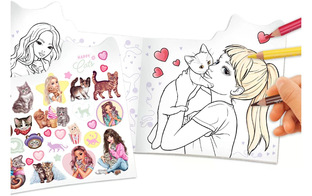 Topmodel Malbuch Kitty Top Model