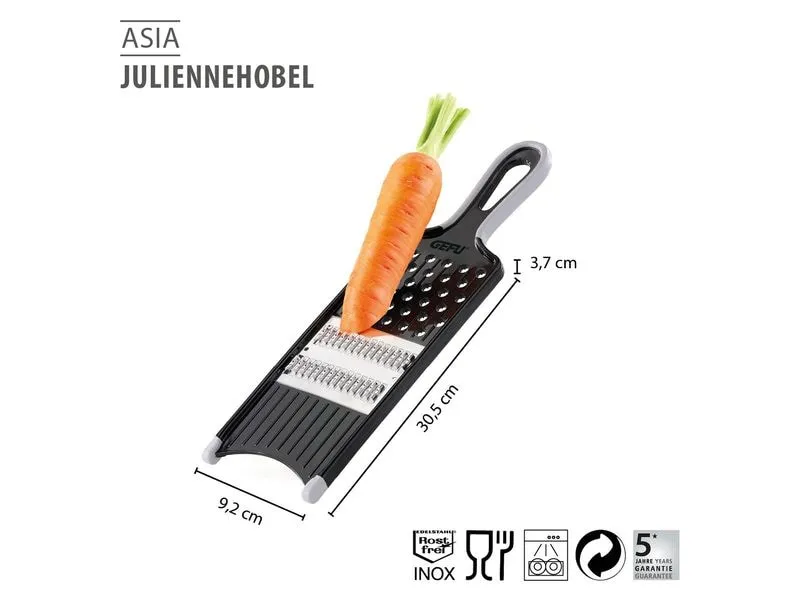 GEFU Obst/Gemüsehobel Asia Schwarz/Silber GEFU Obst/Gemüsehobel Asia Schwarz/Silber