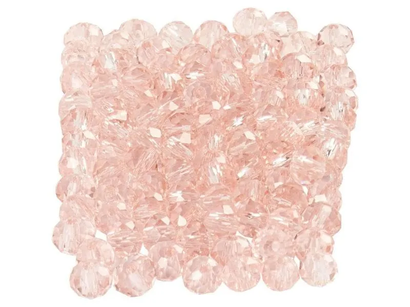 Creativ Company Glasschliffperlen 3 mm x 4 mm Rosa