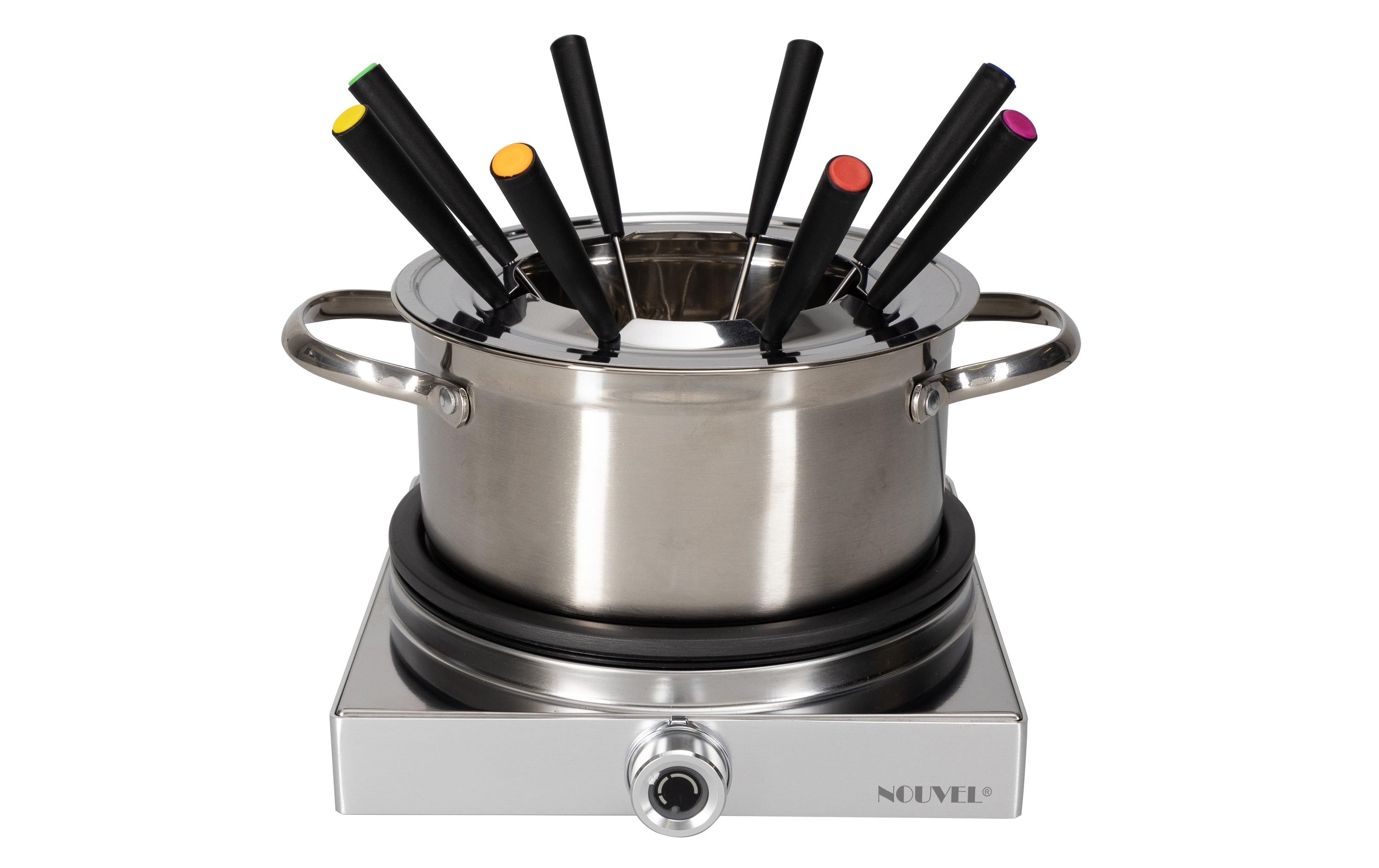 Nouvel Fleischfondue-Set Silver 10 Teile, Silber Nouvel Fleischfondue-Set Silver 10 Teile, Silber