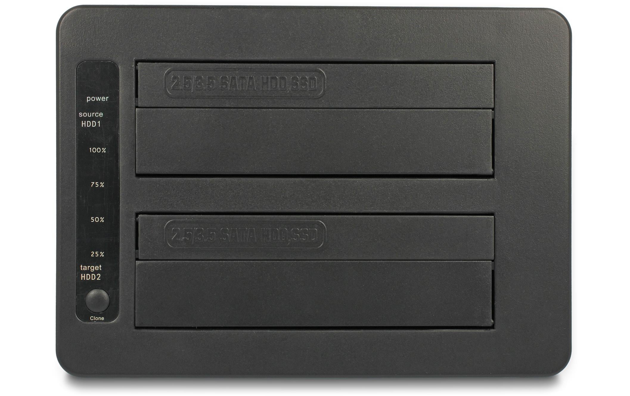 Delock Docking- und Klonstation USB-C – 2 x SATA HDD/SSD
