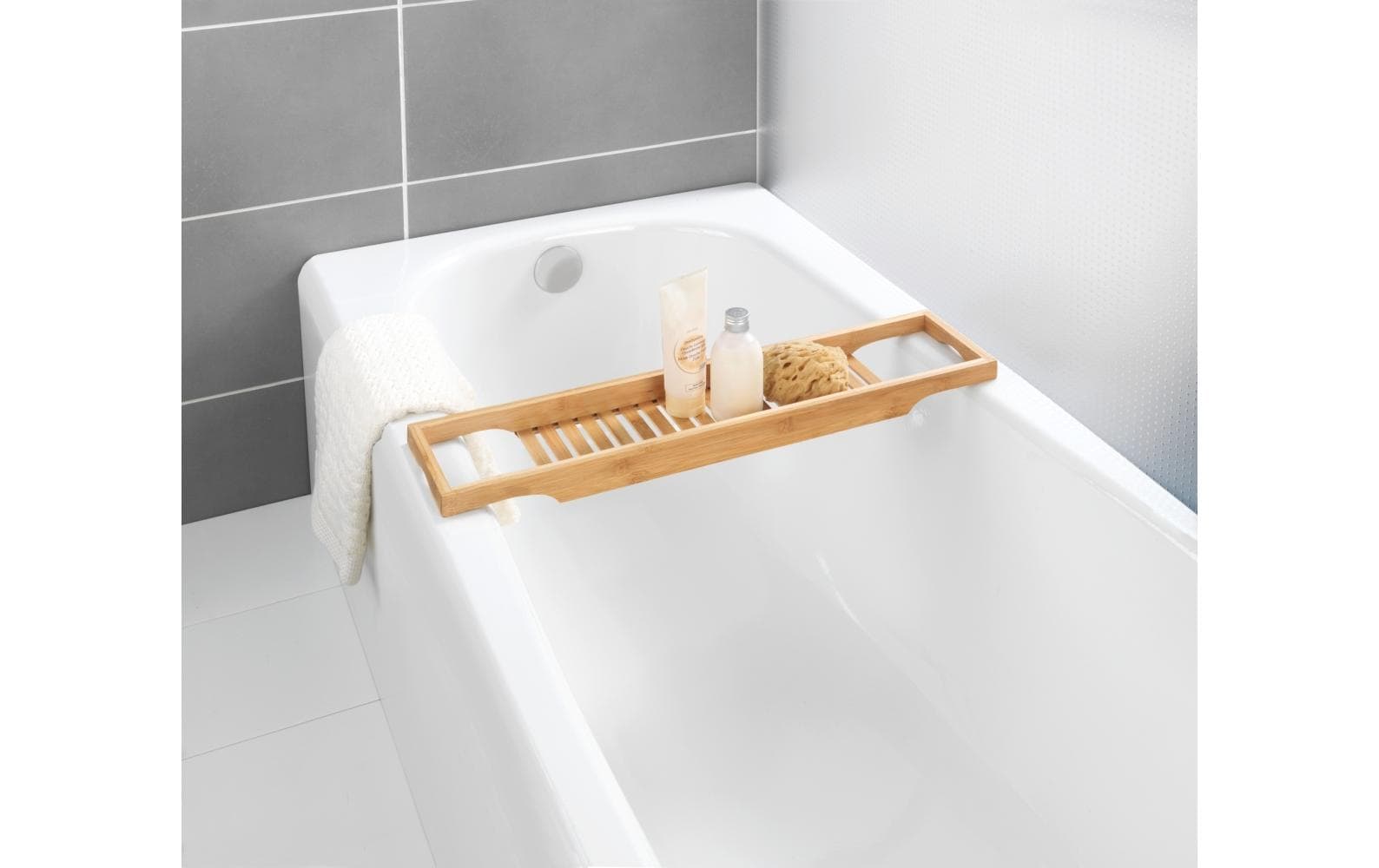 Wenko Badewannenablage Bambusa Nature