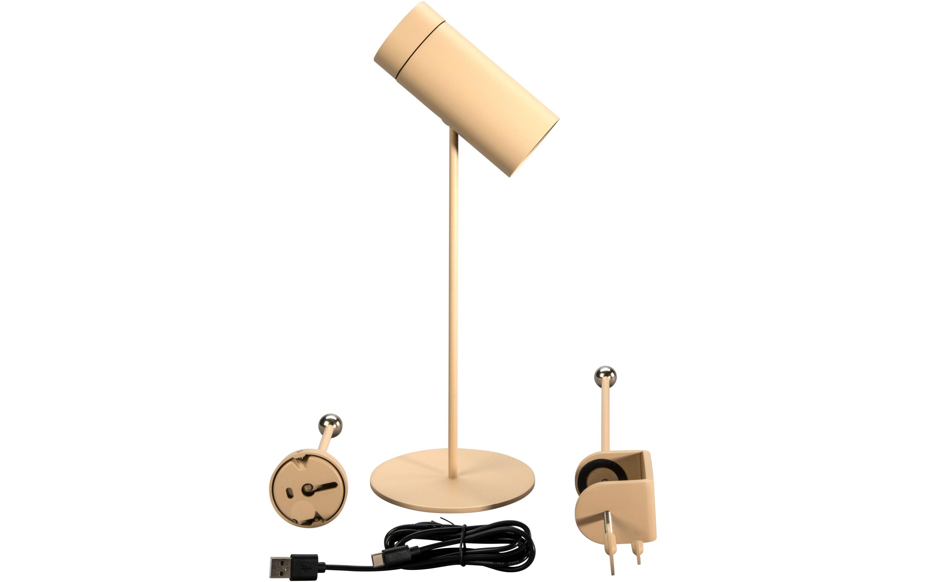 Konstsmide Akku-Tischleuchte Multi LED 2200/3000K, Dimmbar - Sand Konstsmide Akku-Tischleuchte Multi LED 2200/3000K, Dimmbar - Sand