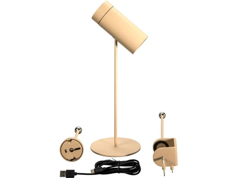 Konstsmide Akku-Tischleuchte Multi LED 2200/3000K, Dimmbar - Sand Konstsmide Akku-Tischleuchte Multi LED 2200/3000K, Dimmbar - Sand
