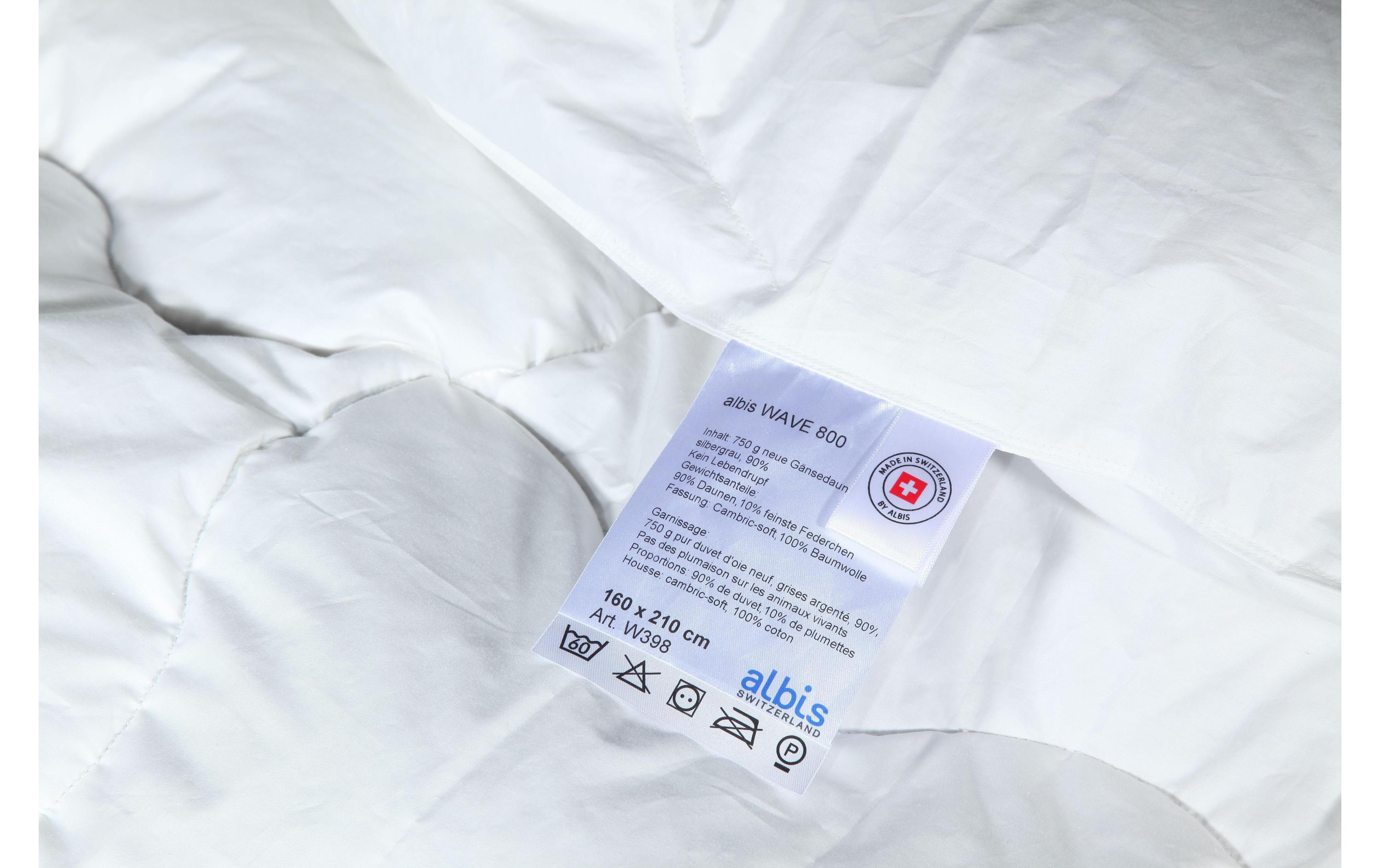 Albis Albis Wave 800 Ganzjahresduvet 160 x 210 cm