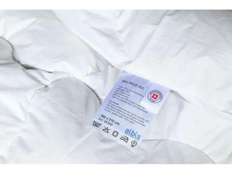 Albis Albis Wave 800 Ganzjahresduvet 240 x 240 cm