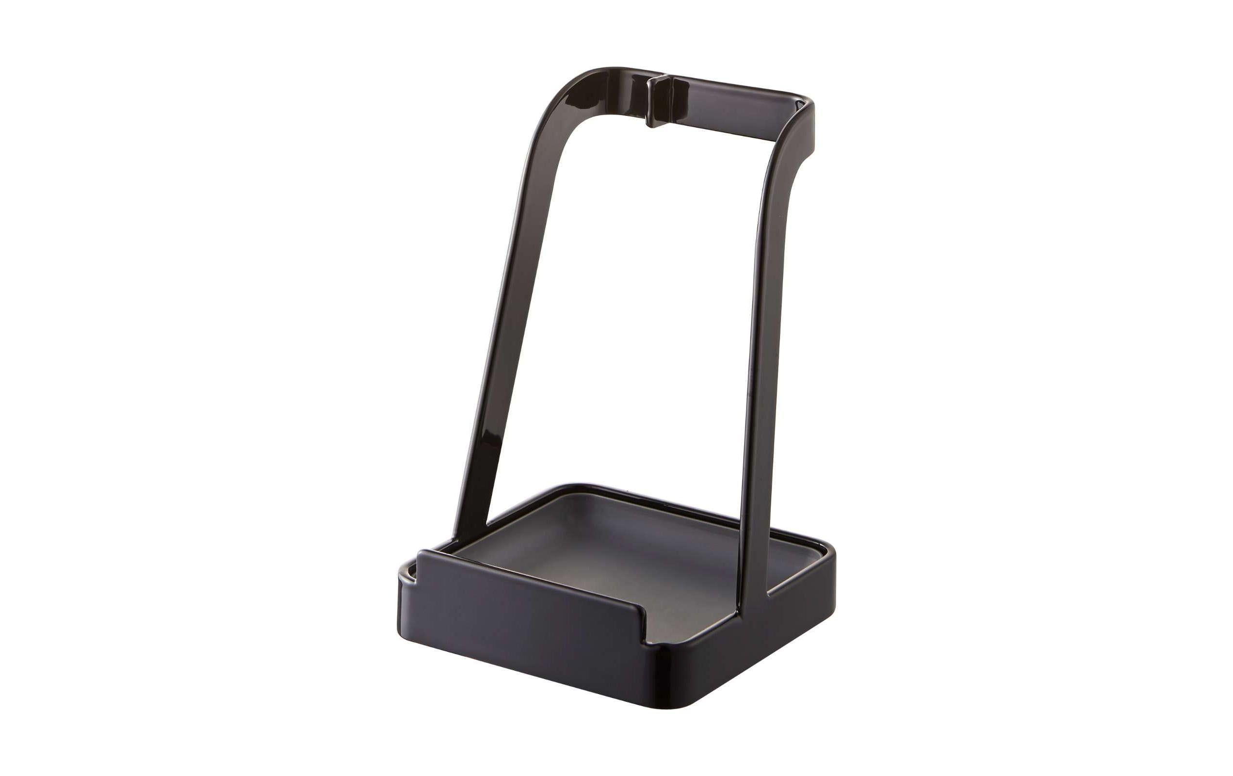 Yamazaki Deckel- und Pfannenhalter Tower Schwarz