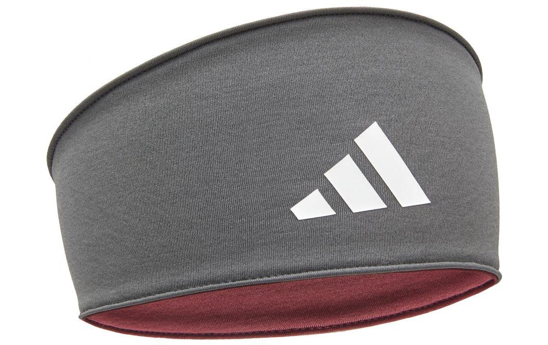 adidas Reversible Headband Grau/Rot