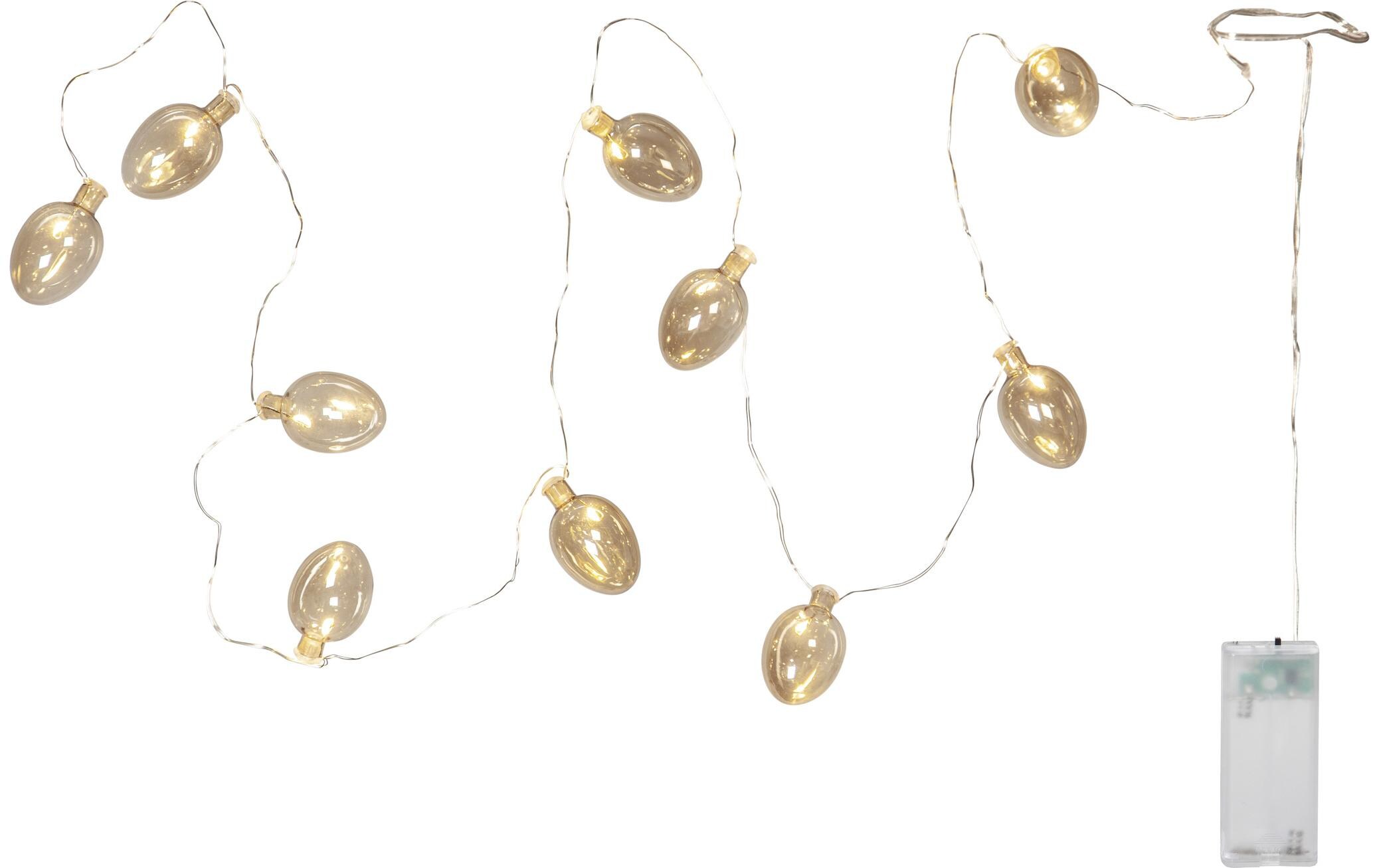 Star Trading Lichterkette Shimmer, 10 LEDs, 1.35 m, Beige Star Trading Lichterkette Shimmer, 10 LEDs, 1.35 m, Beige