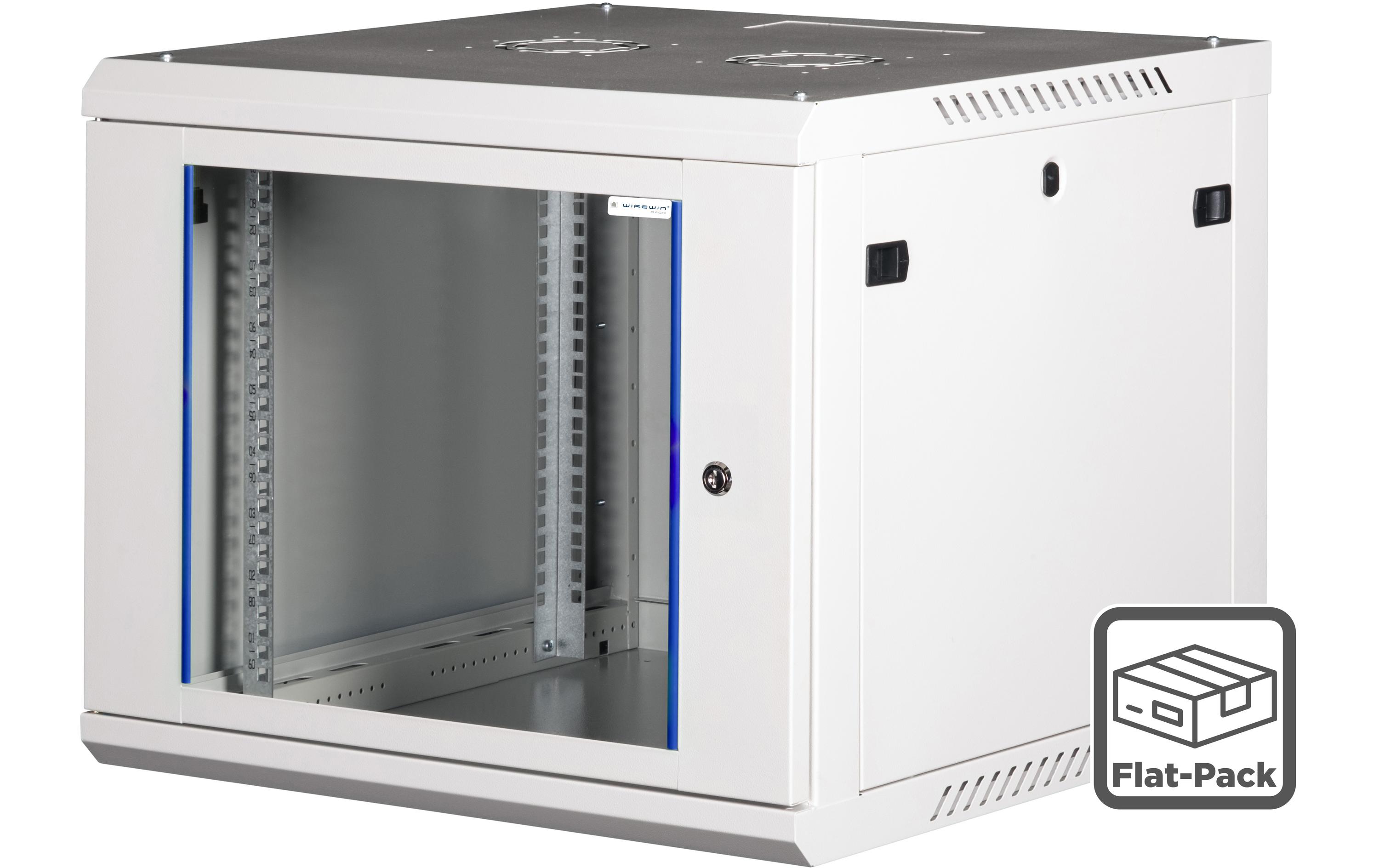 Wirewin Wandschrank 600X600X9U Pro 3rd Gen 19 / 9HE / Flat-Pack Wirewin Wandschrank 600X600X9U Pro 3rd Gen 19 / 9HE / Flat-Pack