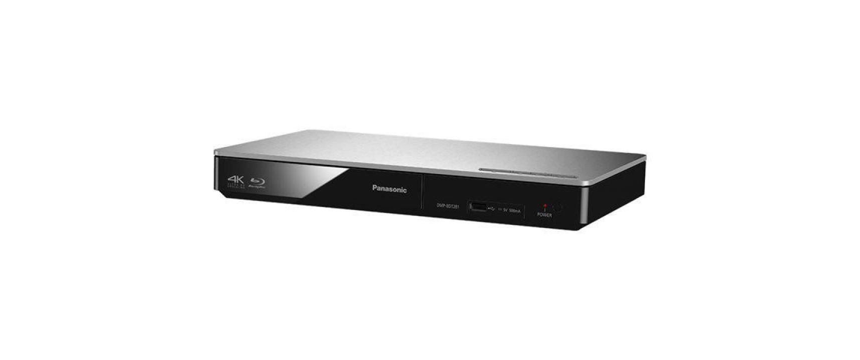 Panasonic Blu-ray Player DMP-BDT281 Schwarz/Silber