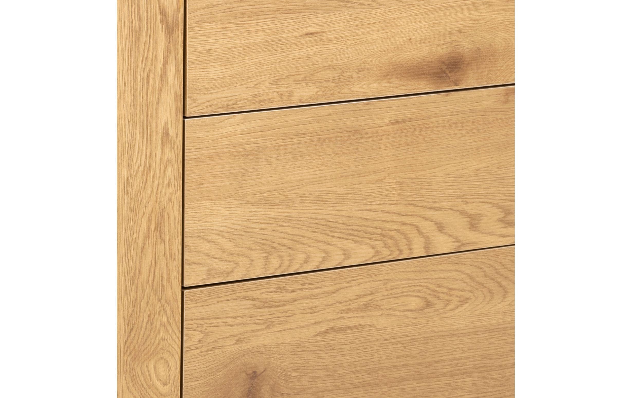 AC Design Sideboard Seaford 120 x 40 x 82 cm, Nature/Schwarz