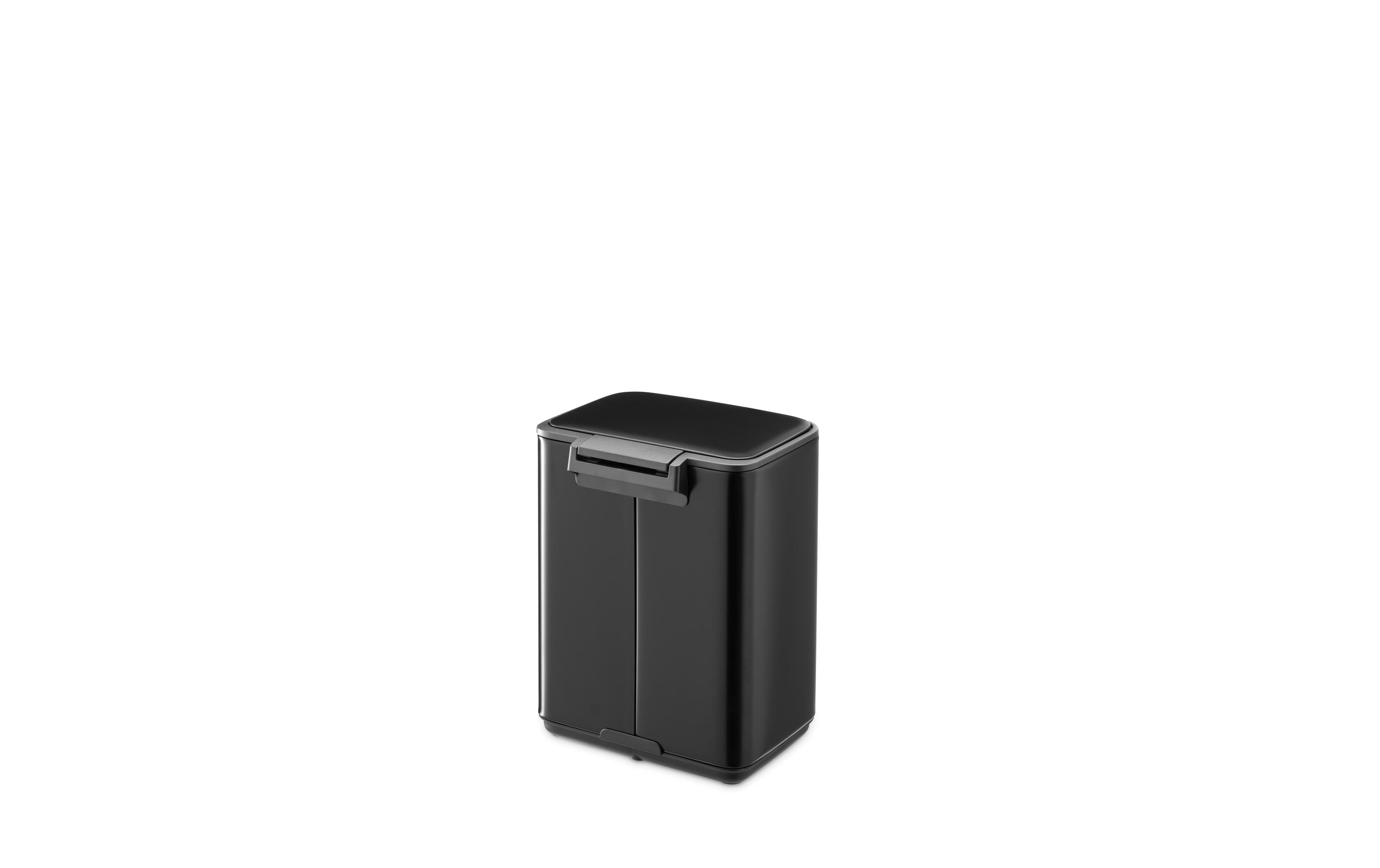 Brabantia Kosmetikeimer Bo 4 l, Schwarz matt