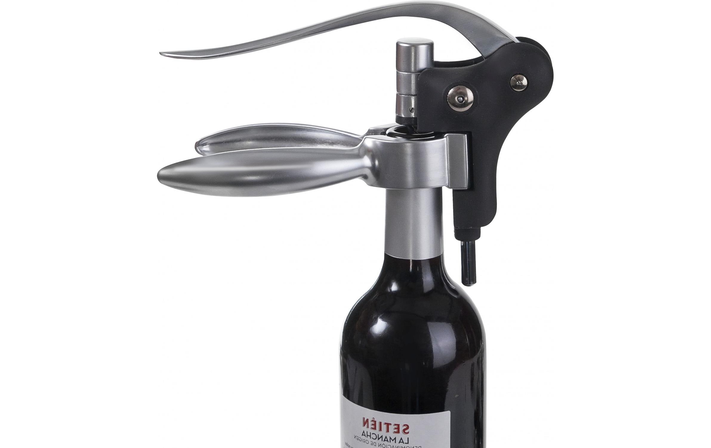 Ibili horizontale Hebelkorkenzieher Barware 18 cm Schwarz