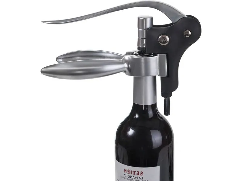 Ibili horizontale Hebelkorkenzieher Barware 18 cm Schwarz Ibili horizontale Hebelkorkenzieher Barware 18 cm Schwarz