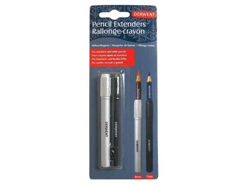 Derwent Bleistiftverlängerer, für 7 und 8 mm Durchmesser, 2-teilig Derwent Bleistiftverlängerer, für 7 und 8 mm Durchmesser, 2-teilig