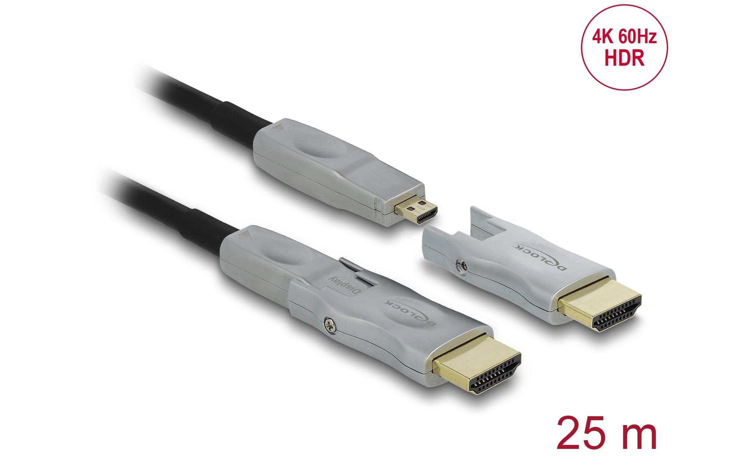 Delock Kabel HDMI/Micro-HDMI (HDMI-D) - HDMI/Micro-HDMI (HDMI-D)