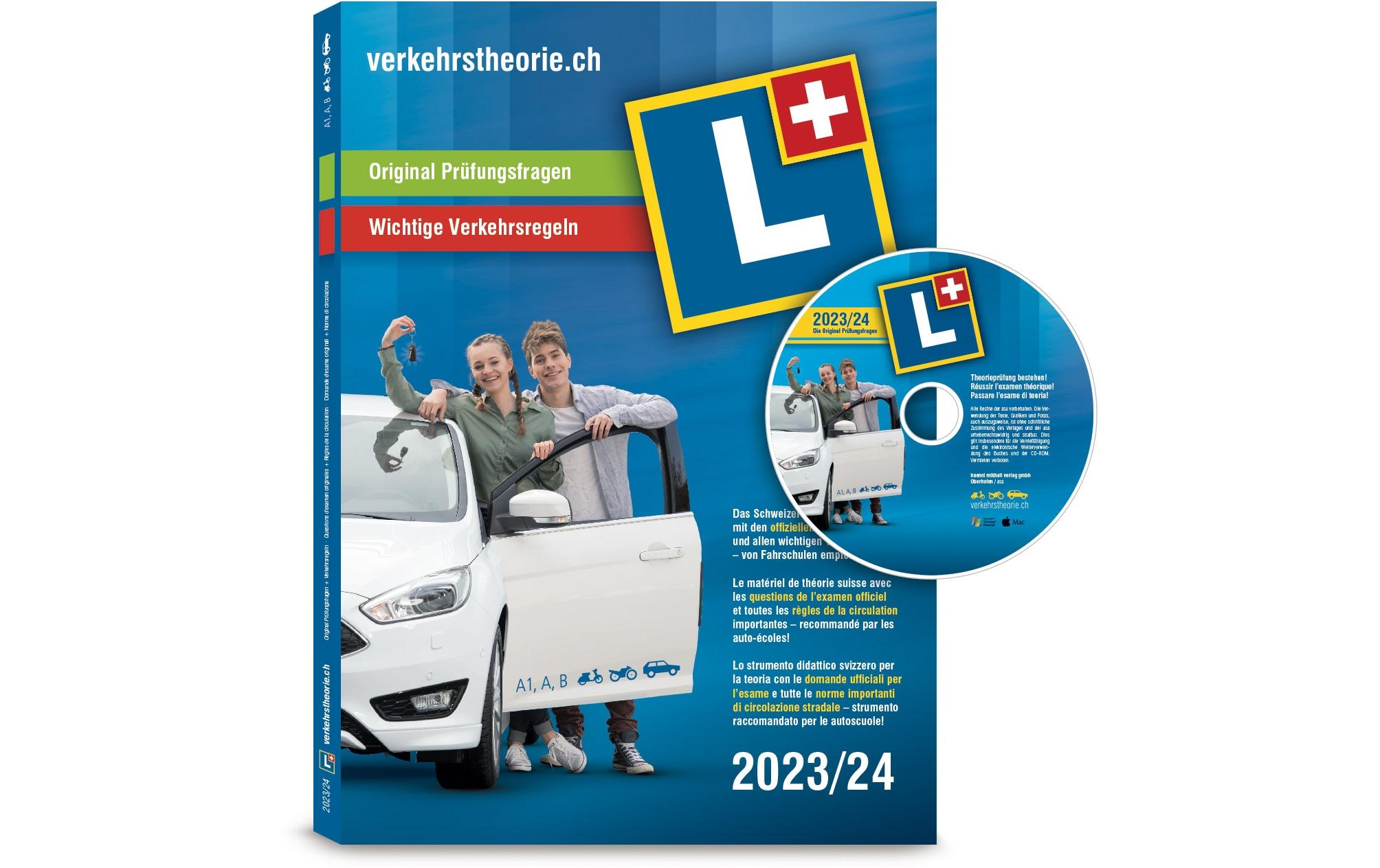 verkehrstheorie.ch 2023/2024 Kat. A + B Software + Arbeitsheft