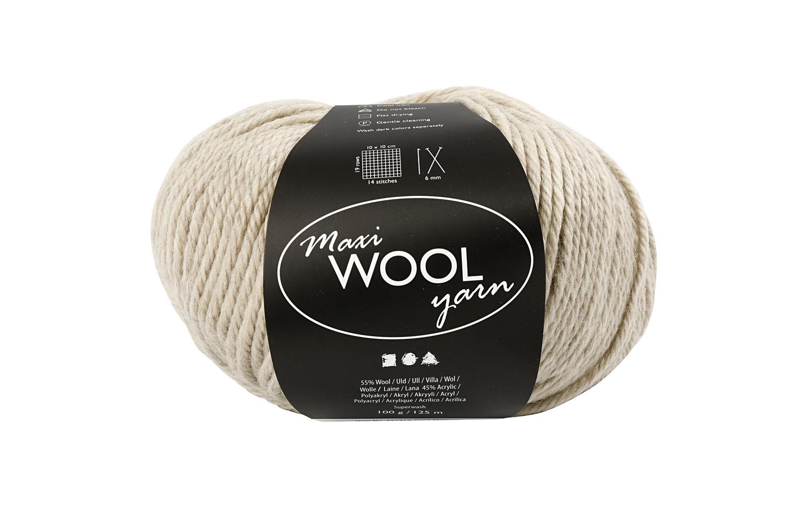 Creativ Company Wolle 100 g Sand Creativ Company Wolle 100 g Sand