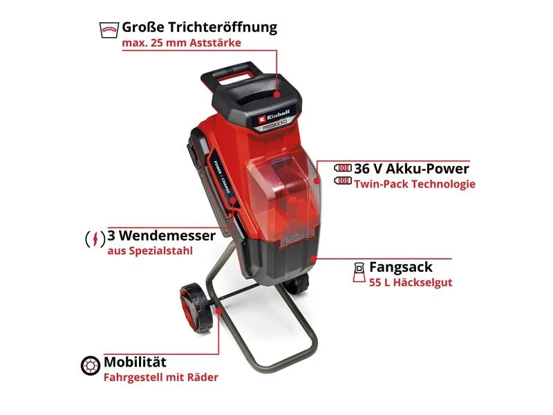 Einhell Häcksler REDAXXO 36/25