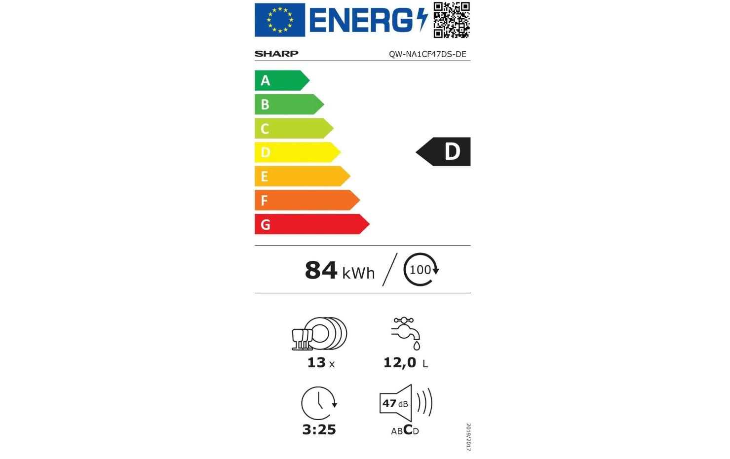 Sharp Geschirrspüler QW-NA1CF47DS-DE