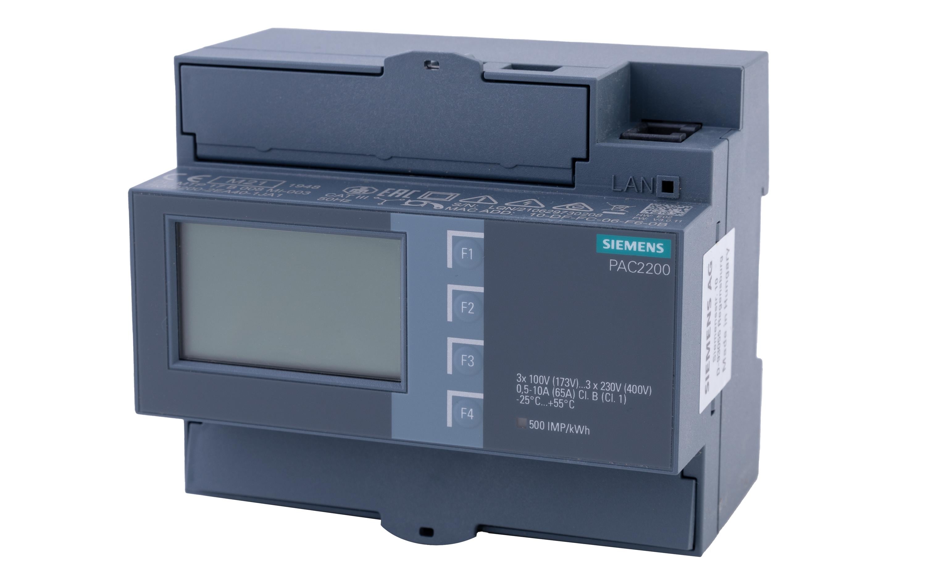Siemens SENTRON MID Direktmessungs-Messgerät 7KM PAC2200