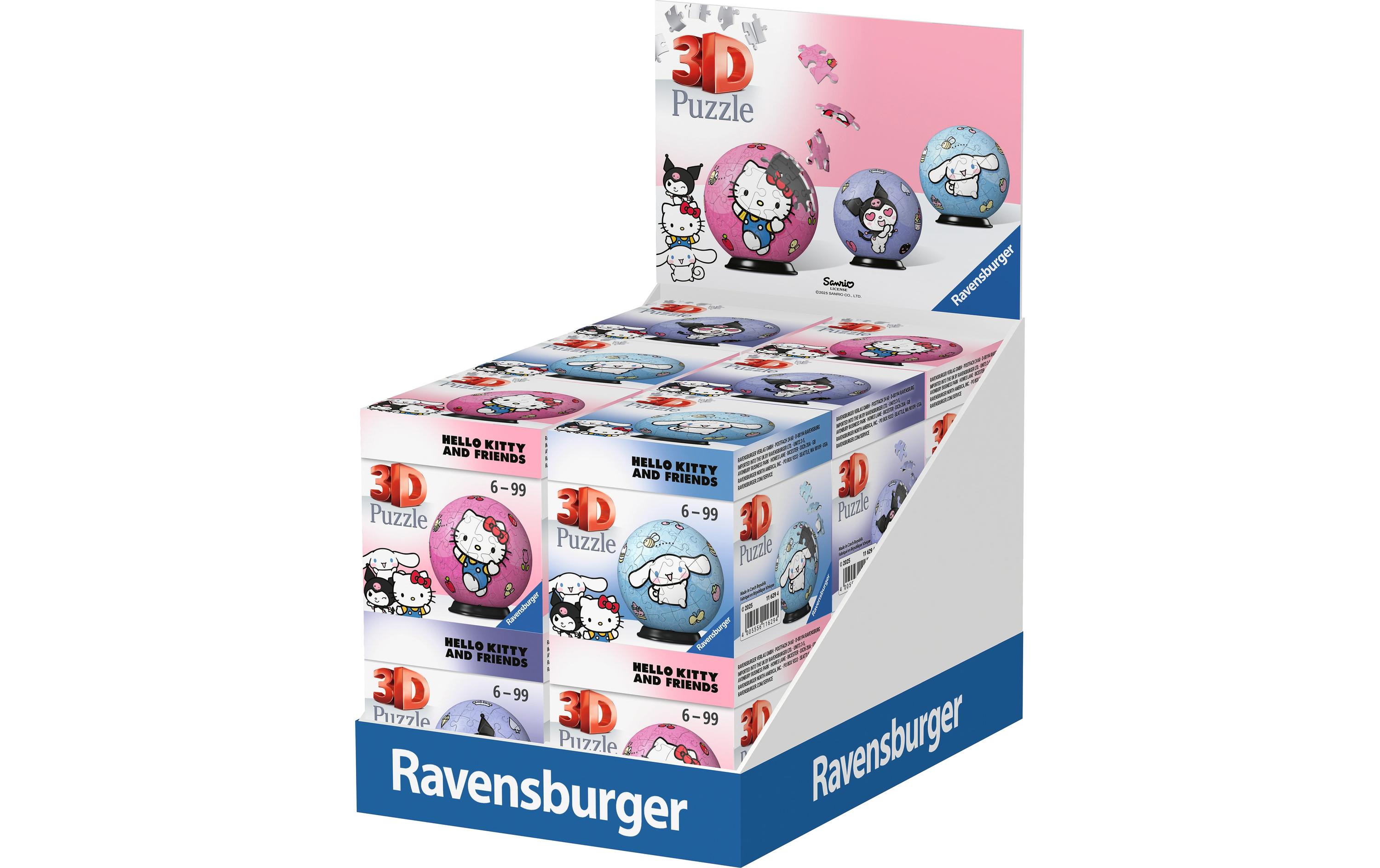 Ravensburger 3D Puzzle VKK puzzleball Hello Kitty VE