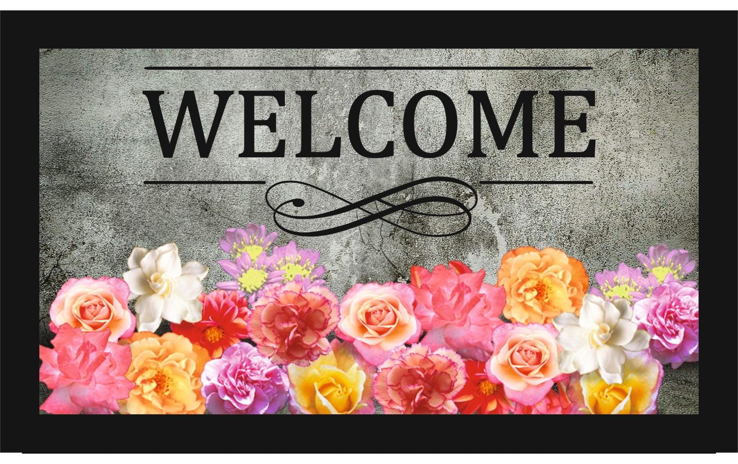 Conceptum Hypnose Fussmatte Rosen 45 cm x 70 cm