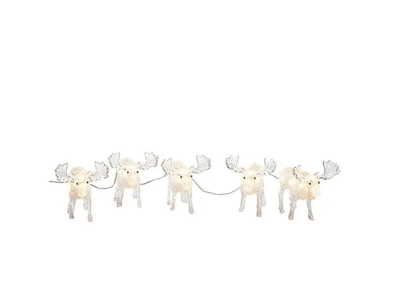 Konstsmide LED-Figur Acryl Elch, 5er Set Konstsmide LED-Figur Acryl Elch, 5er Set