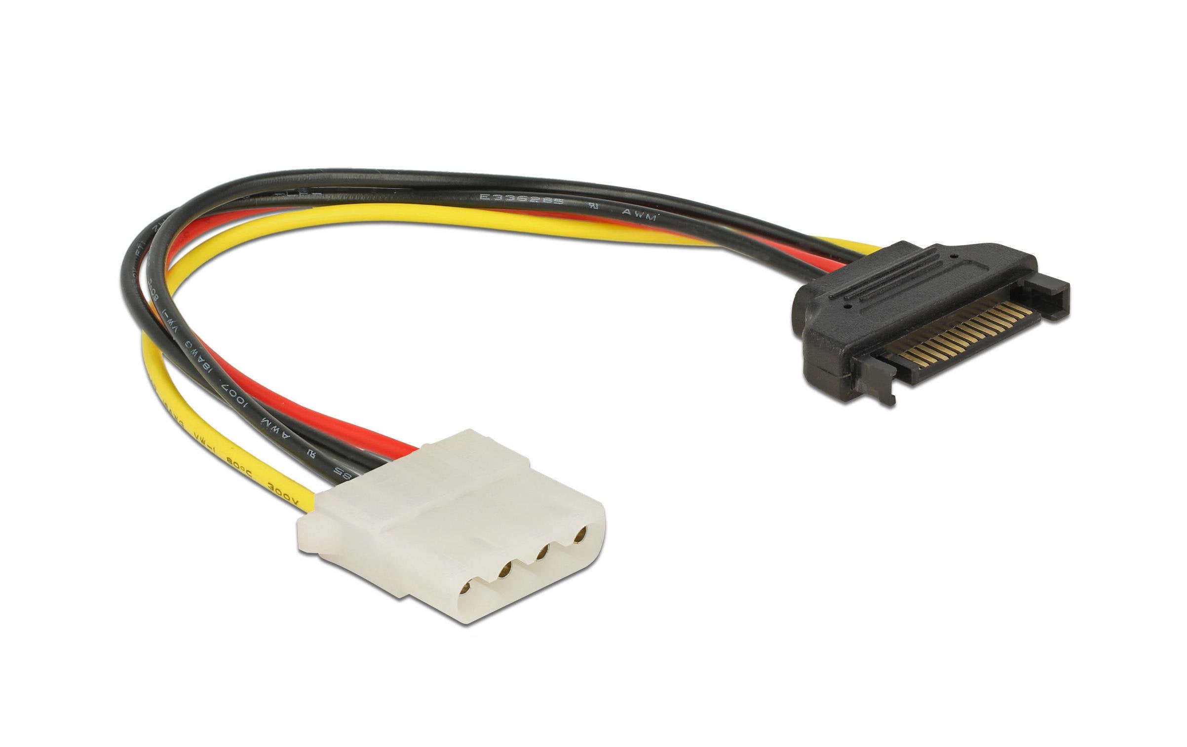 Delock Stromkabel SATA – Molex 20 cm Delock Stromkabel SATA – Molex 20 cm