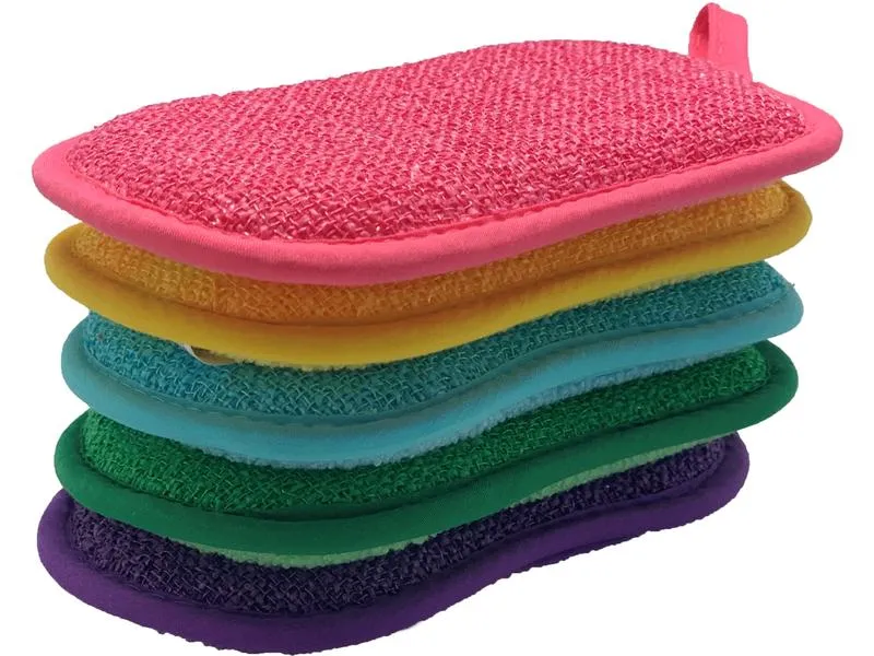 Livington Everclean Geschirrschwamm Duo Sponge 16 x 9.5 x 1.5 cm, 5 Stück