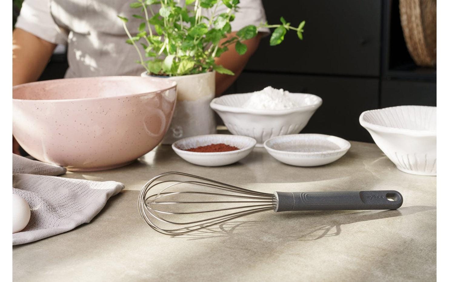 Zyliss Schwingbesen L Grau/Schwarz/Silber